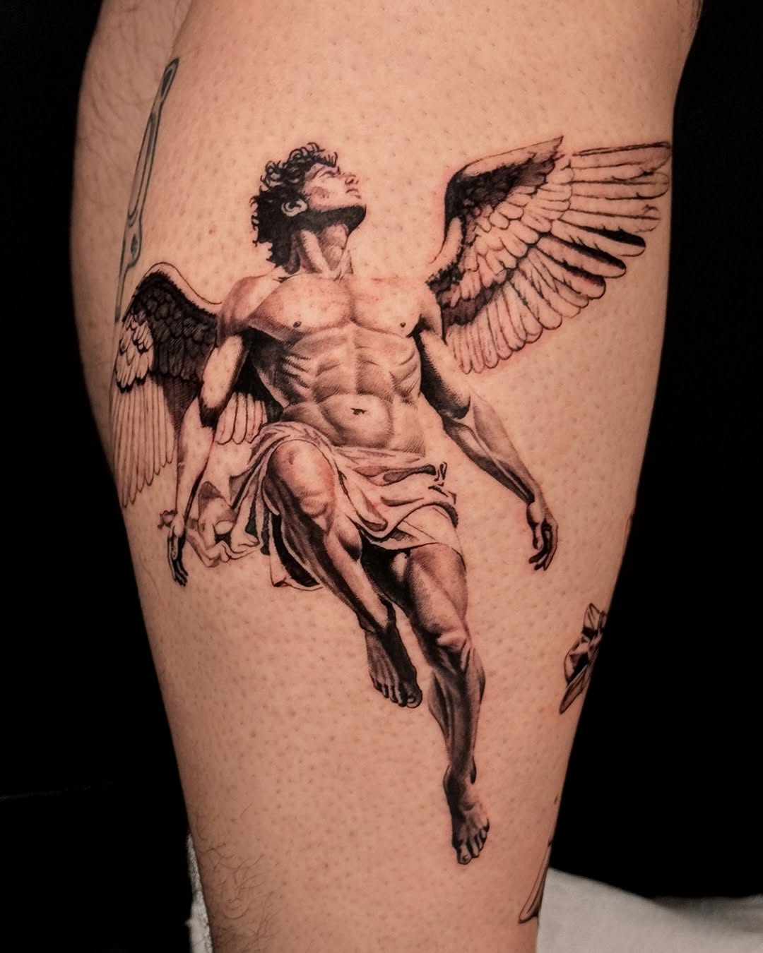 Tattoo by @ken.tatts — realism, black_and_grey