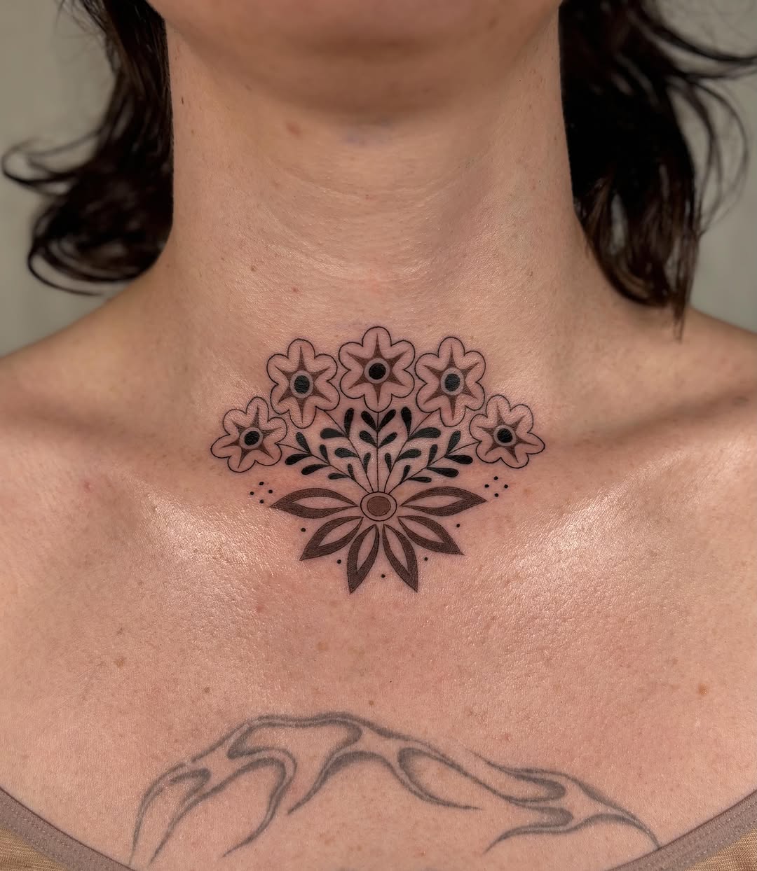 Tattoo by @annasagetattoos — geometric