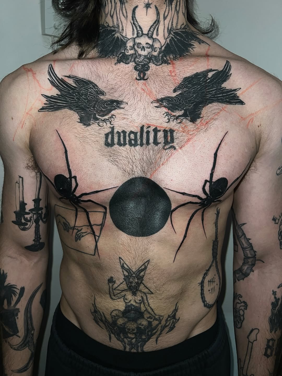 Tattoo by @anthnybr — blackwork