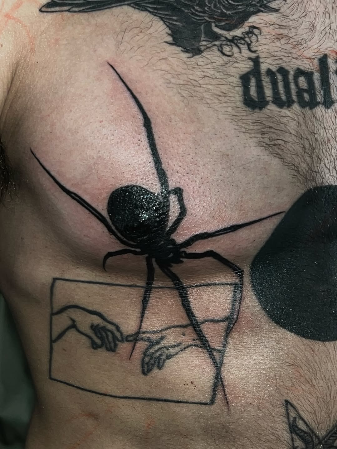 Tattoo by @anthnybr — blackwork