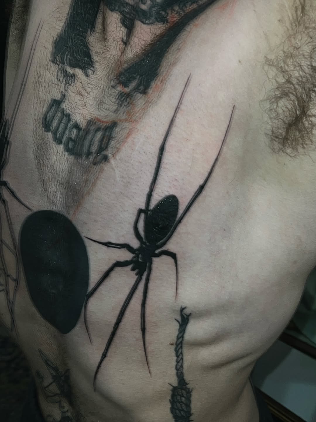 Tattoo by @anthnybr — blackwork