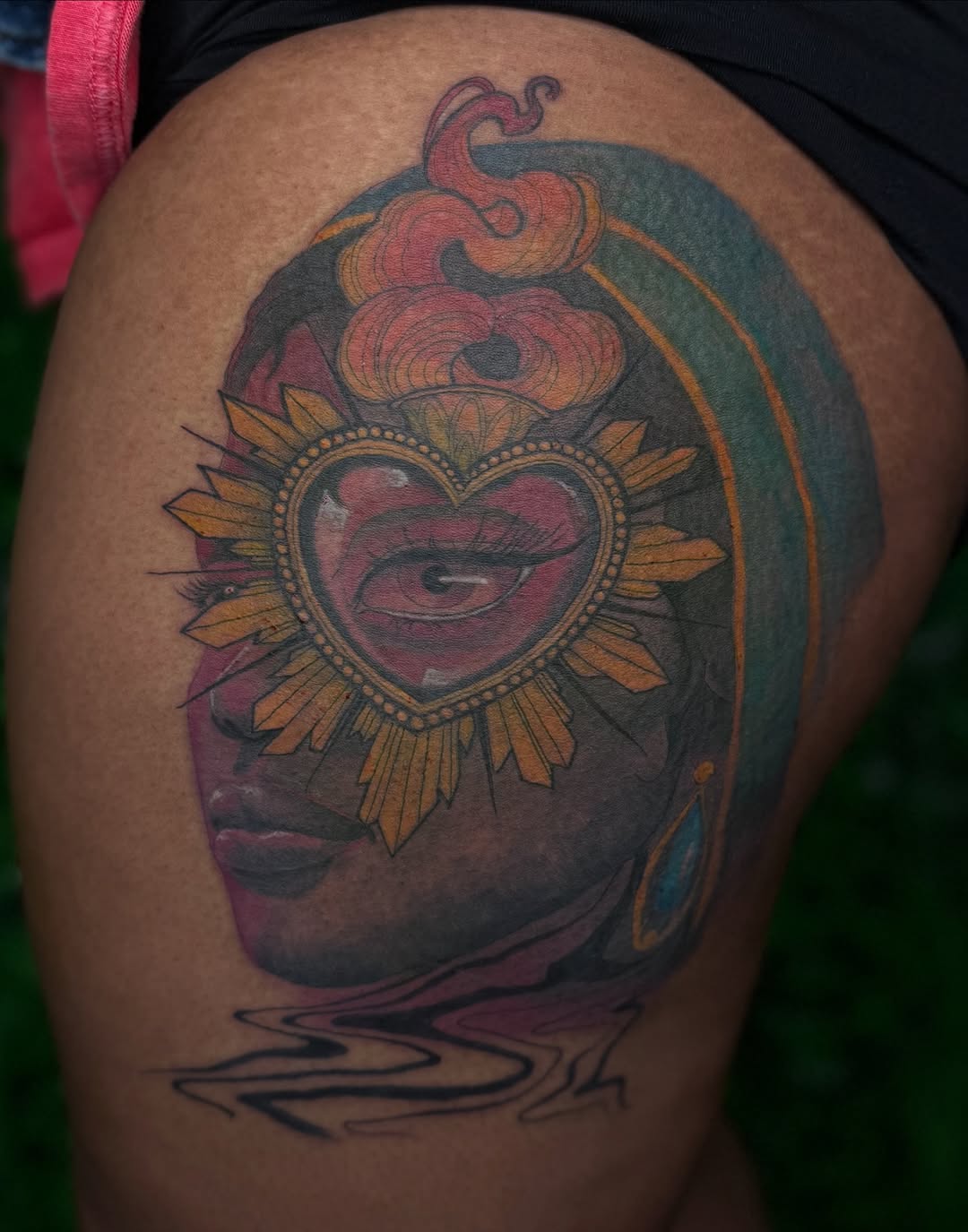 Tattoo by @godqueenkairoh β realism, trash_polka