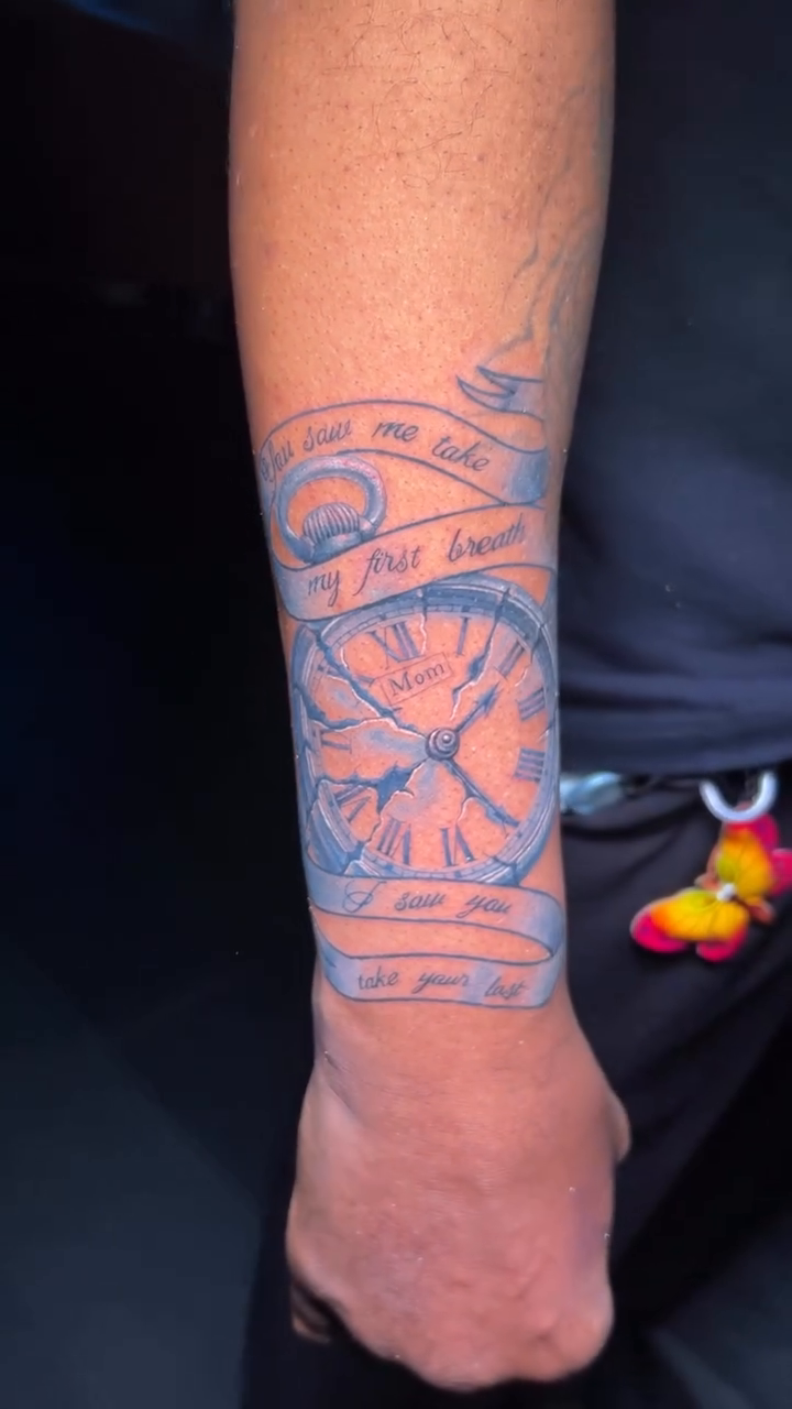 Tattoo by @killianursu — lettering_script, black_and_grey
