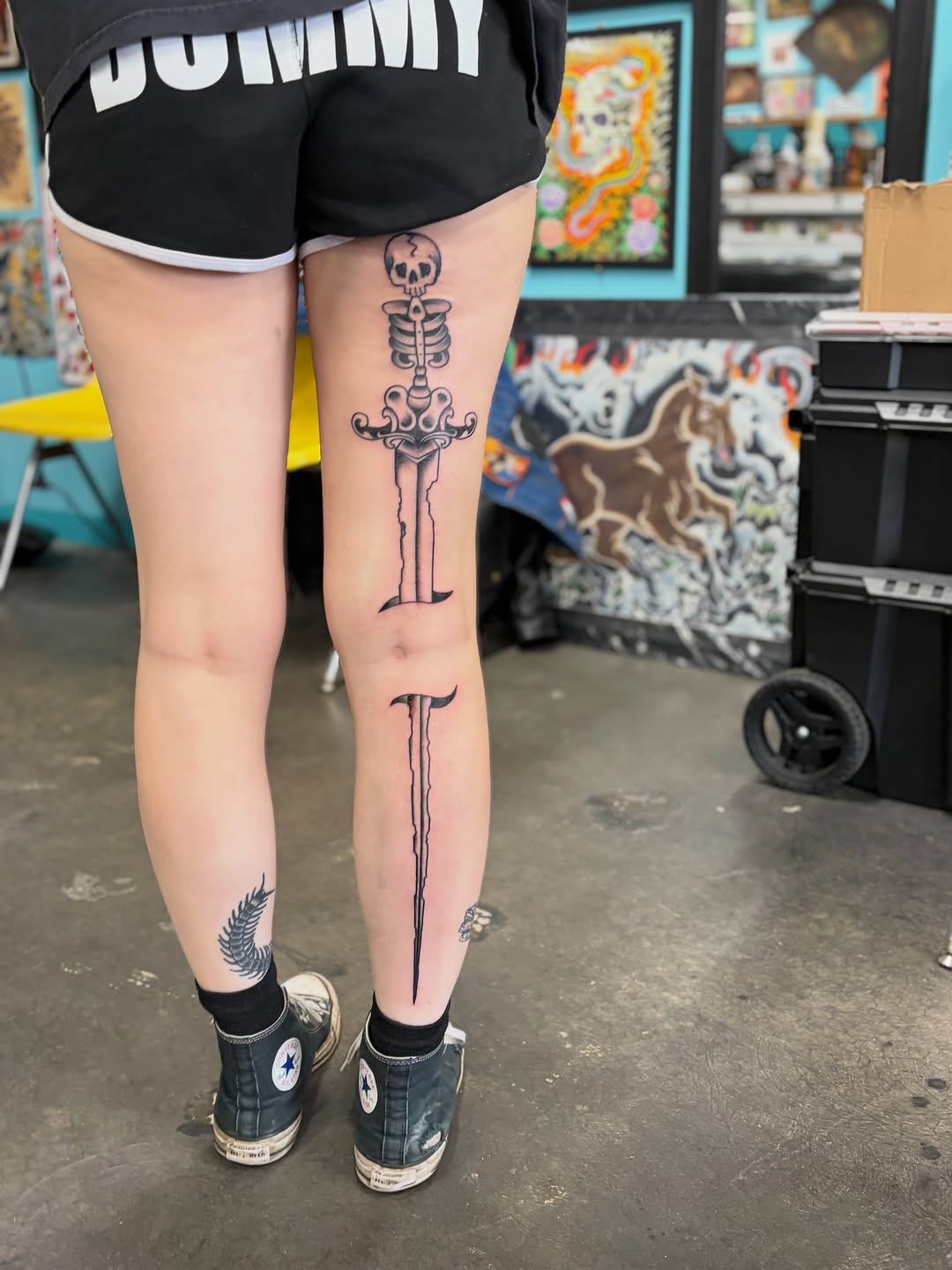 Tattoo by @nice_ash_tats — blackwork