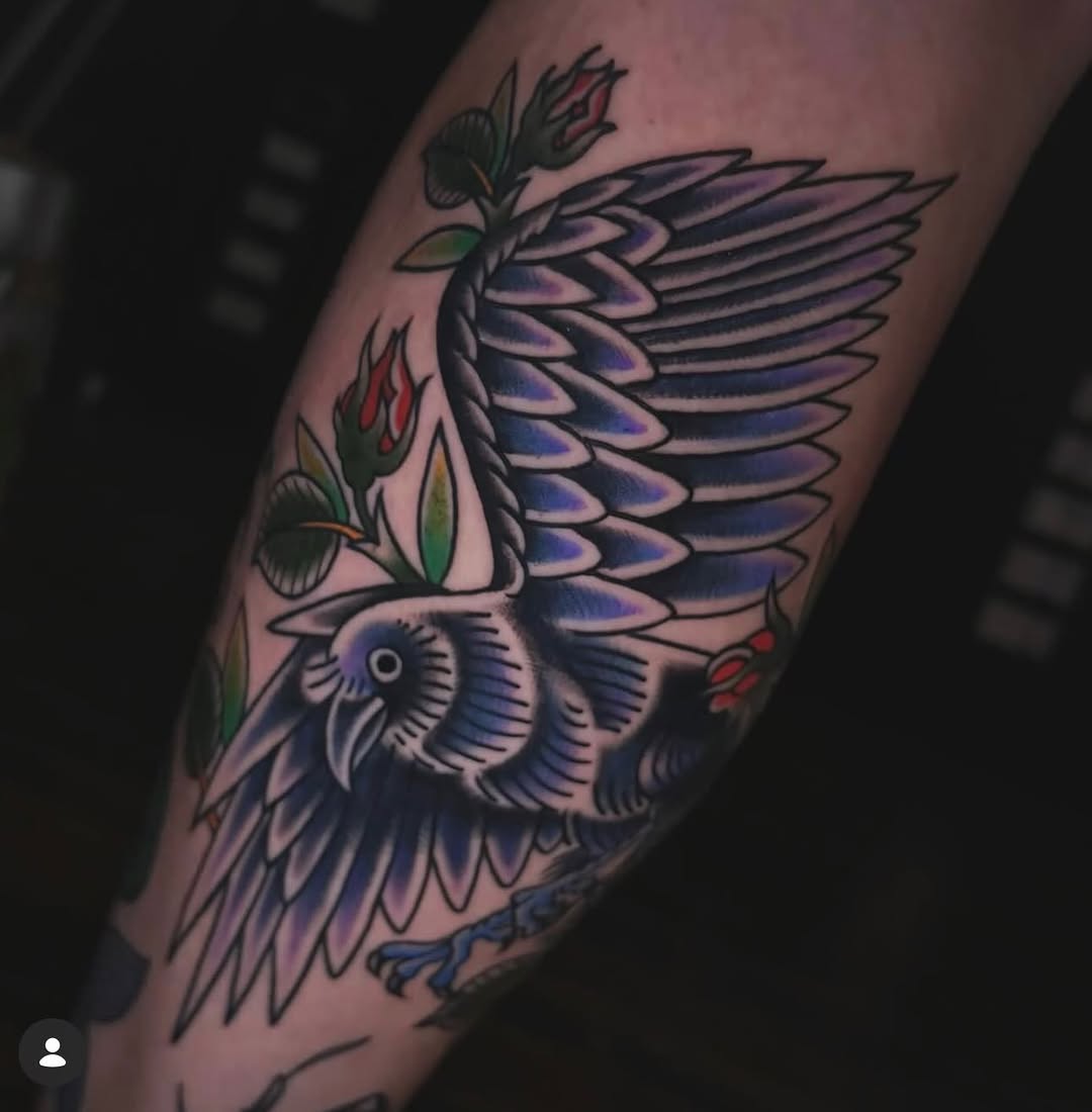 Tattoo by @nikkibeetattoos — american_traditional, illustrative