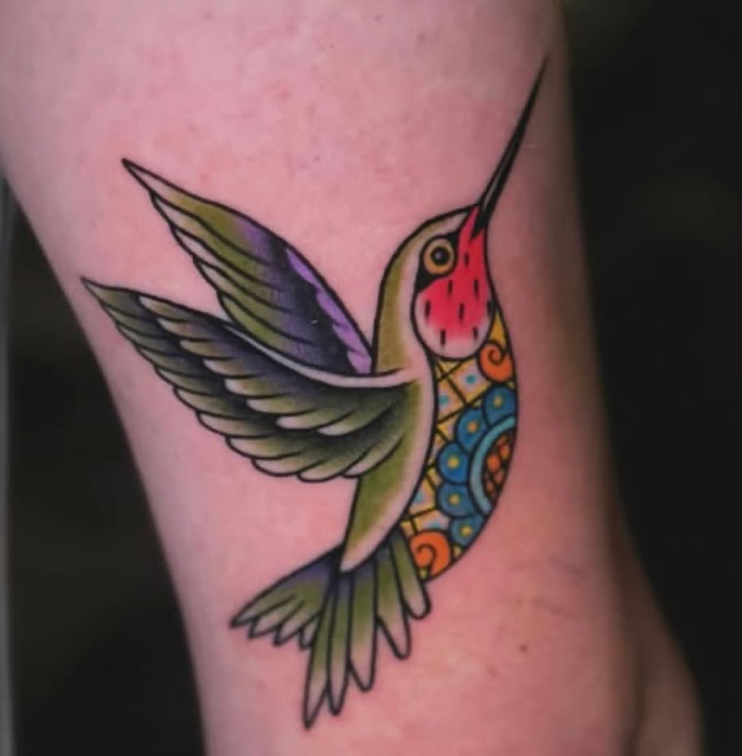 Tattoo by @nikkibeetattoos — american_traditional, illustrative