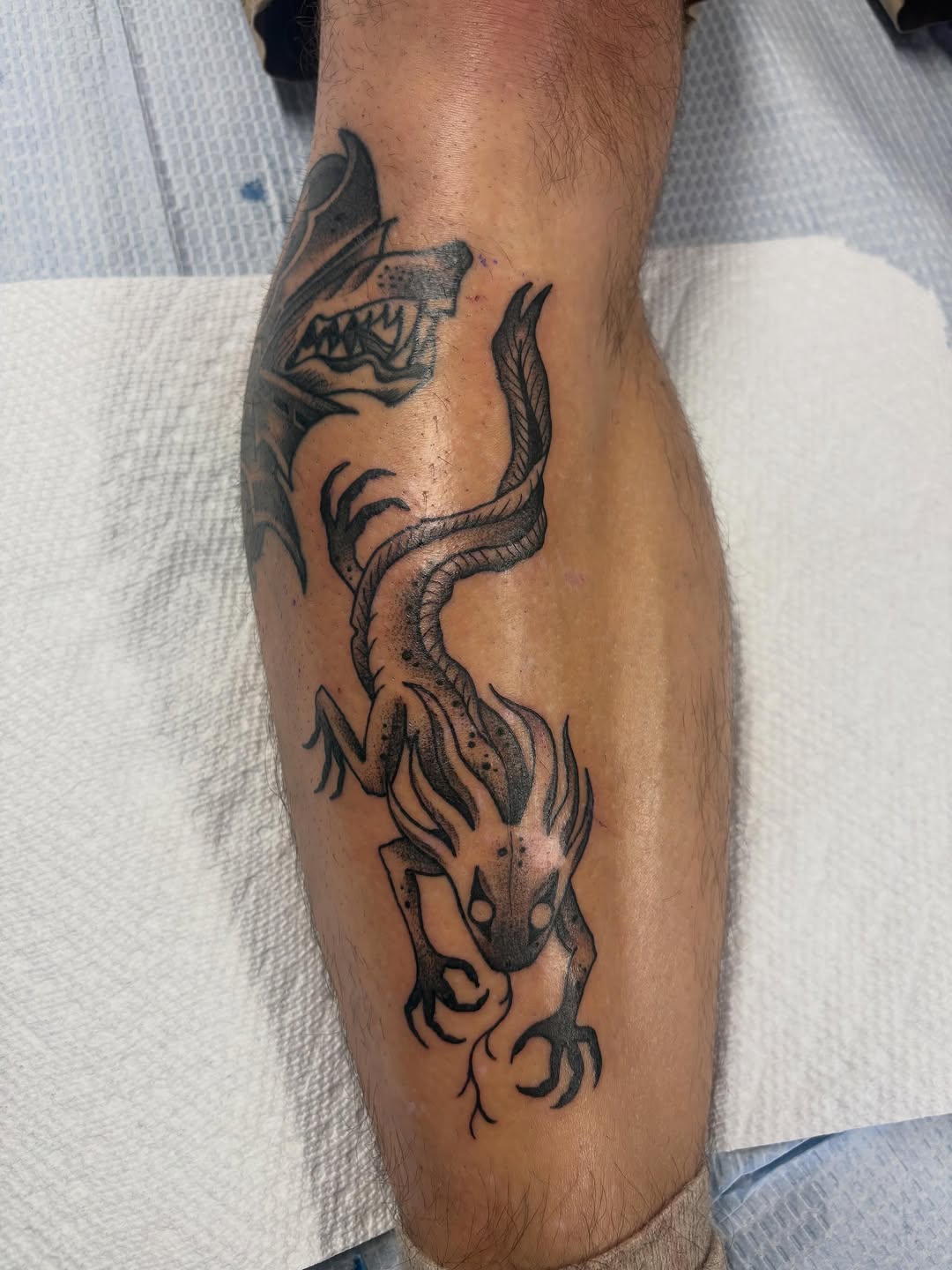 Tattoo by @crab_tatts โ black_and_grey