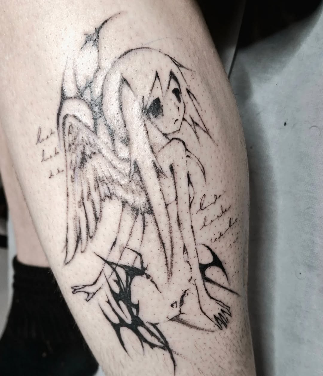 Tattoo by @hallowedgirl β sketch