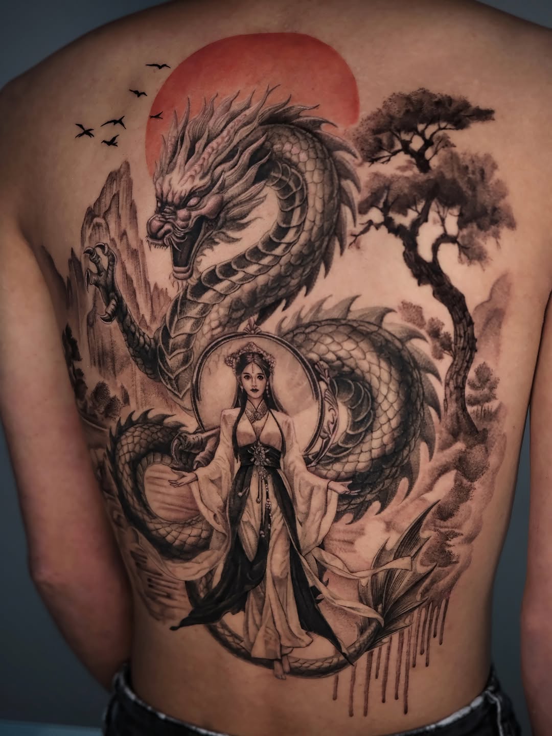 Tattoo by @da.an_tattooer — realism, japanese_irezumi