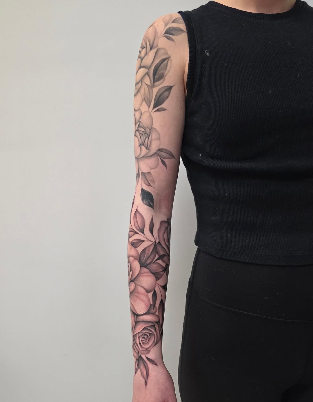 Tattoo by @paige.nicole.tattoos — black_and_grey, realism