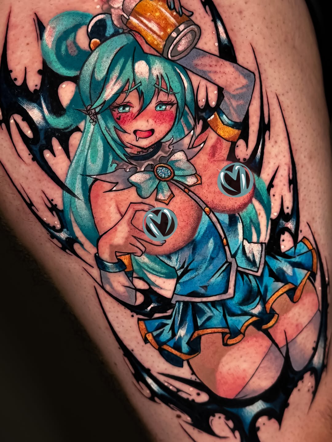 Tattoo by @solrugama — anime, new_school
