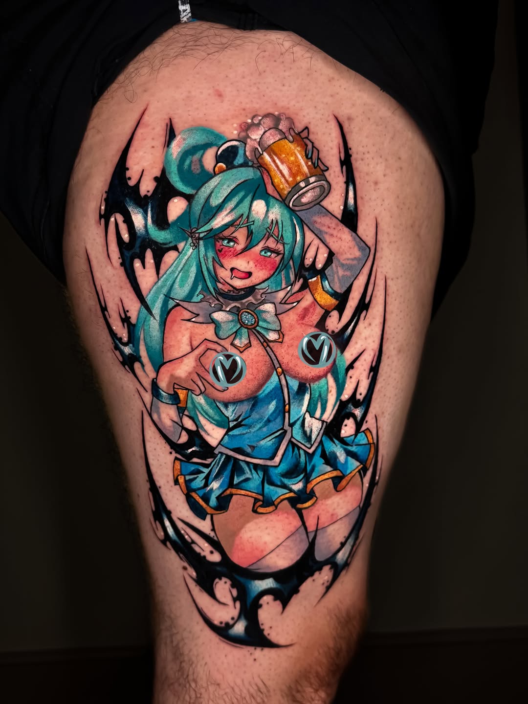 Tattoo by @solrugama — anime, new_school