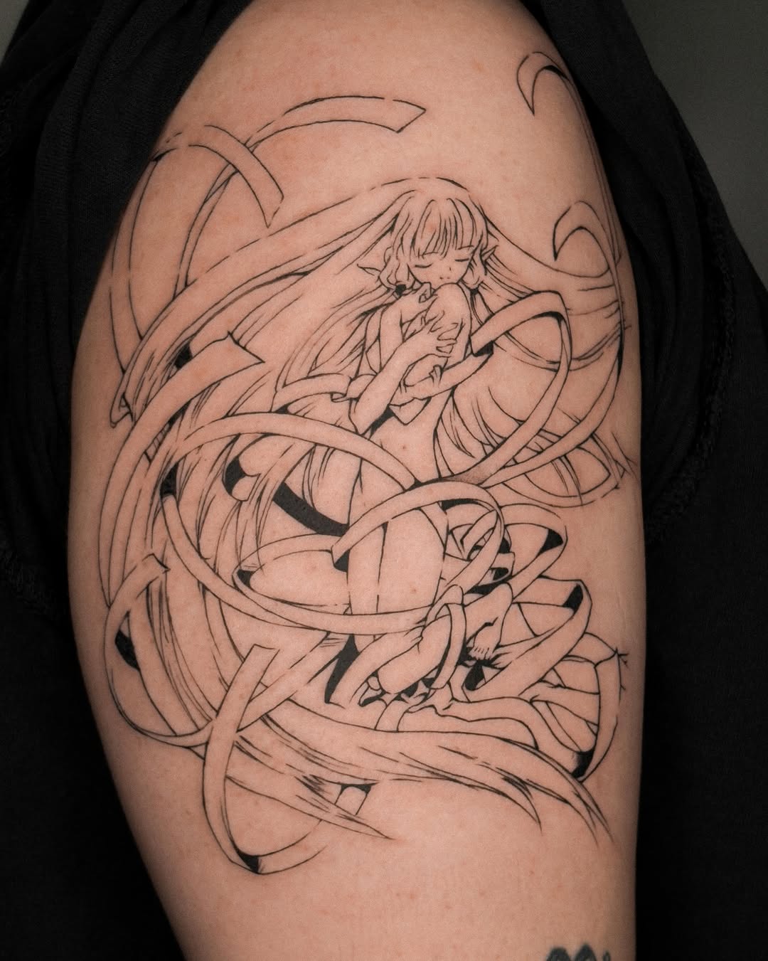 Tattoo by @tofuubrat — anime, illustrative