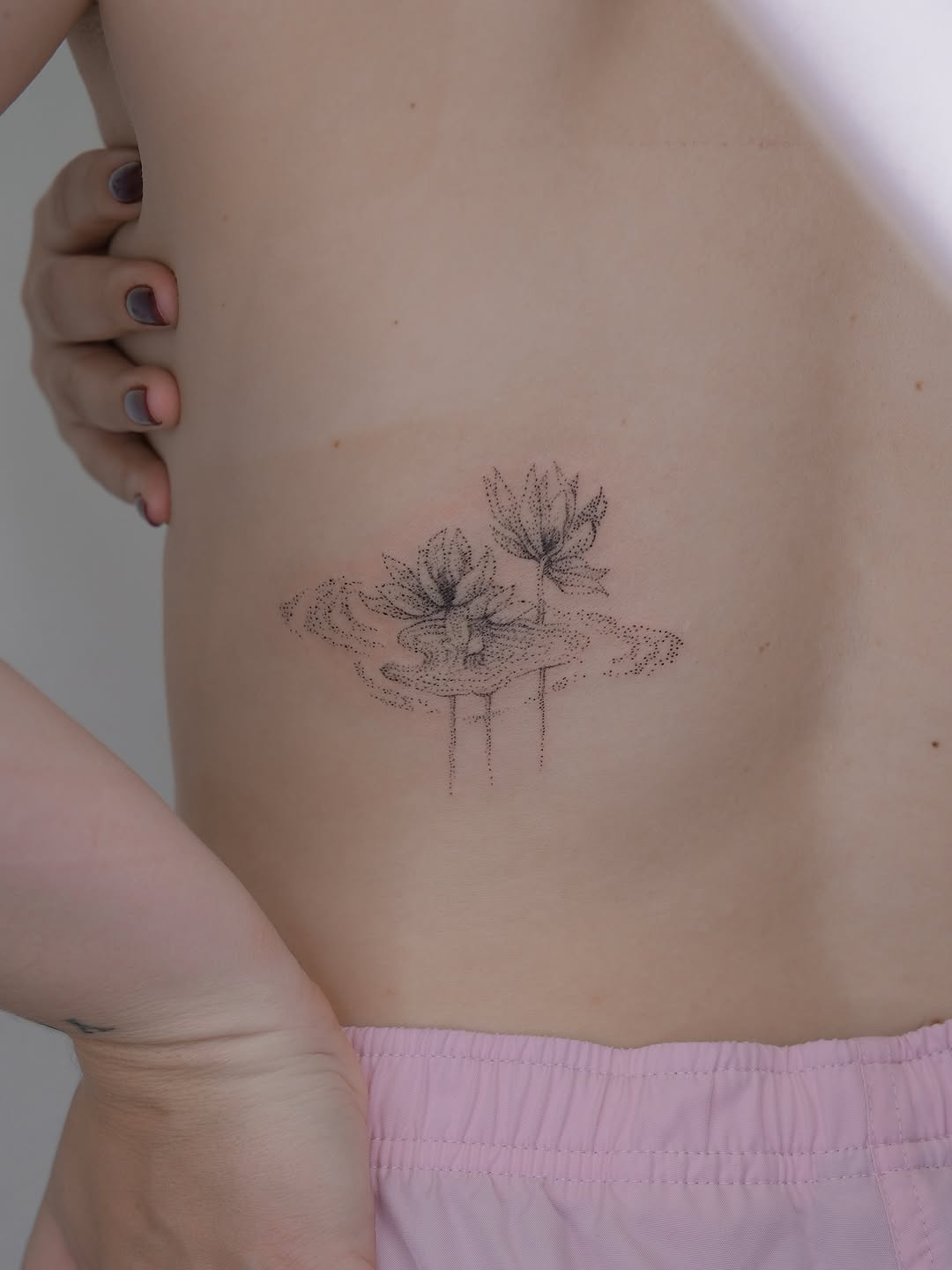Tattoo by @naughty_rabbit_tattoo — dotwork, fine_line