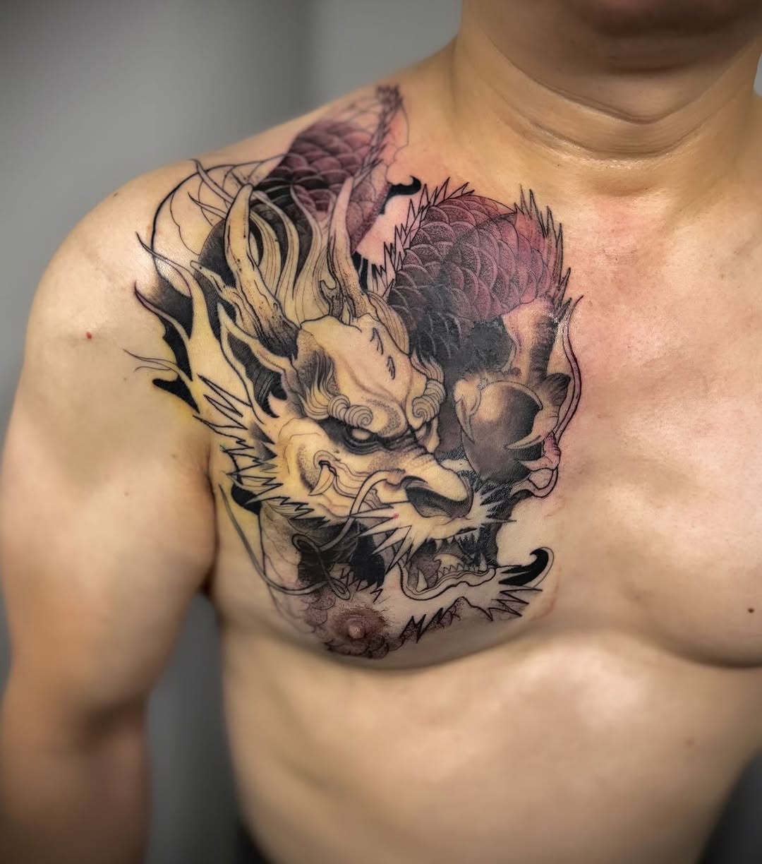 Tattoo by @lalo_inktattoos — japanese_irezumi, black_and_grey