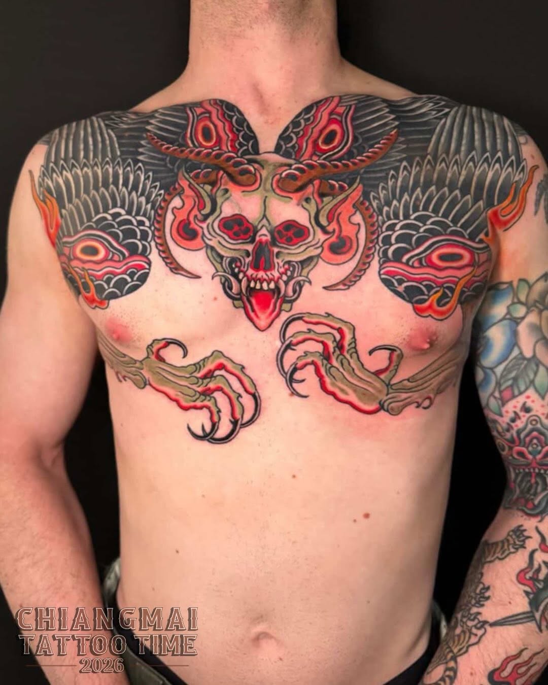 Tattoo by @dereknoble36 — american_traditional, neo_traditional