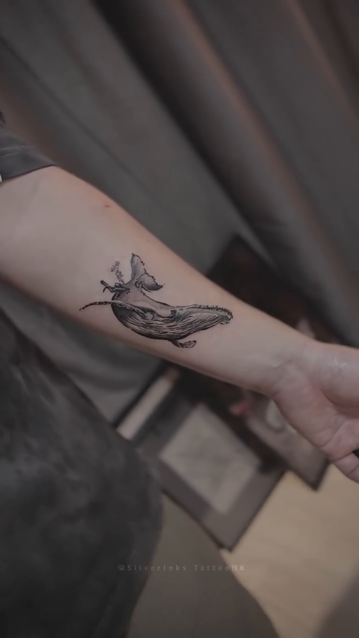 Tattoo by @silverinks.tattoohk — fine_line, black_and_grey