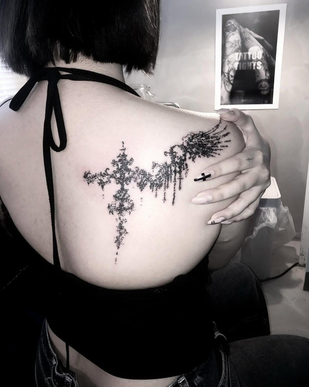 Tattoo by @lxk.e4_u β dotwork, blackwork