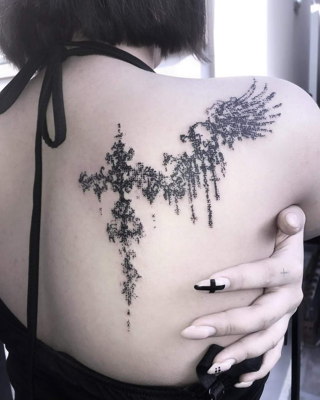 Tattoo by @lxk.e4_u β dotwork, blackwork
