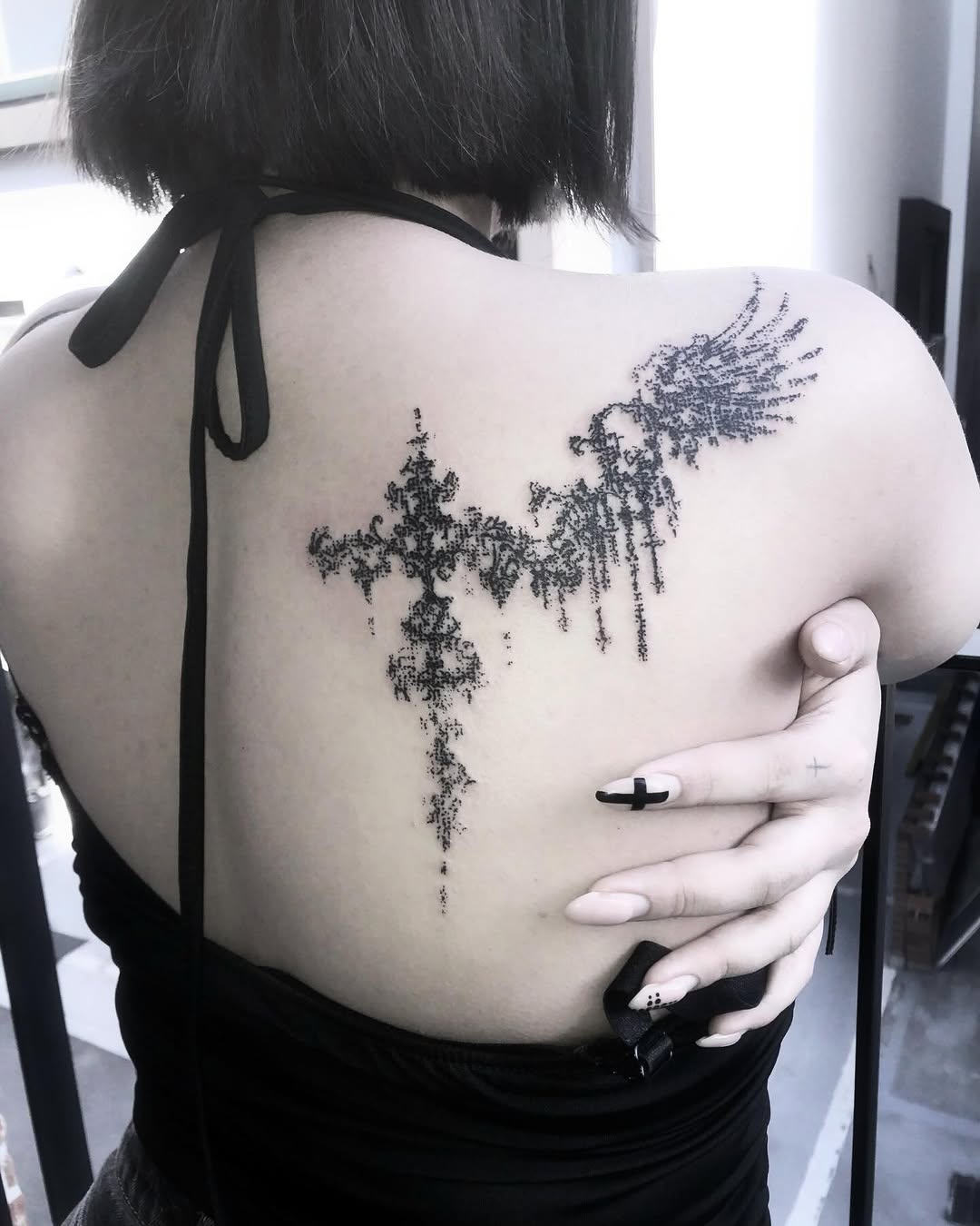 Tattoo by @lxk.e4_u β dotwork, blackwork