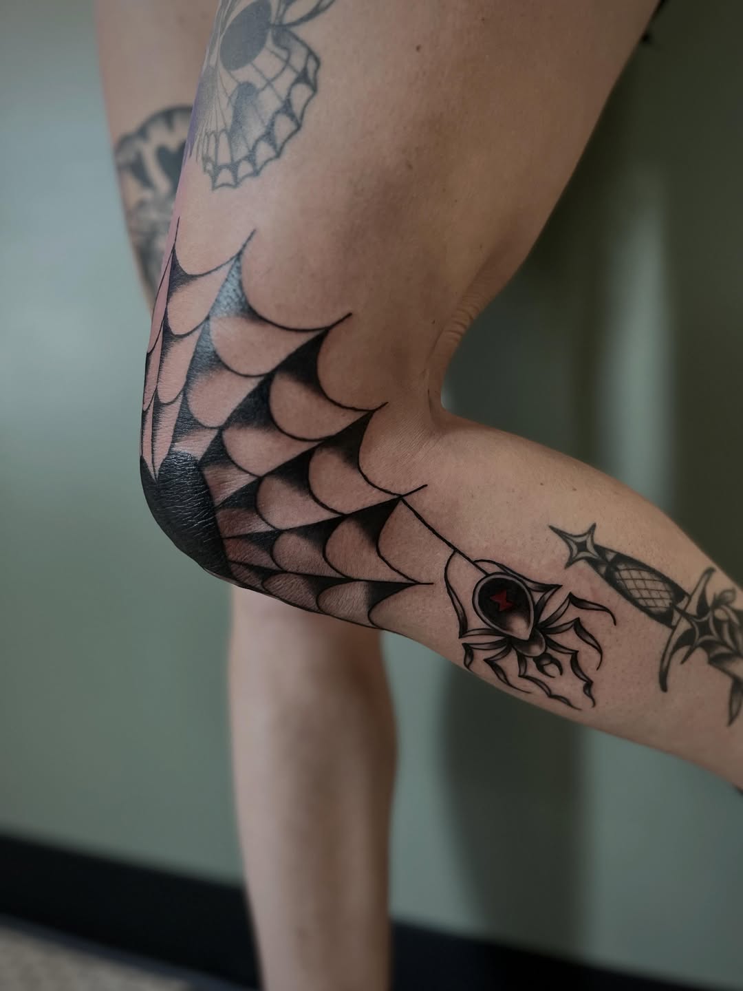 Tattoo by @dustytattoos — american_traditional, black_and_grey