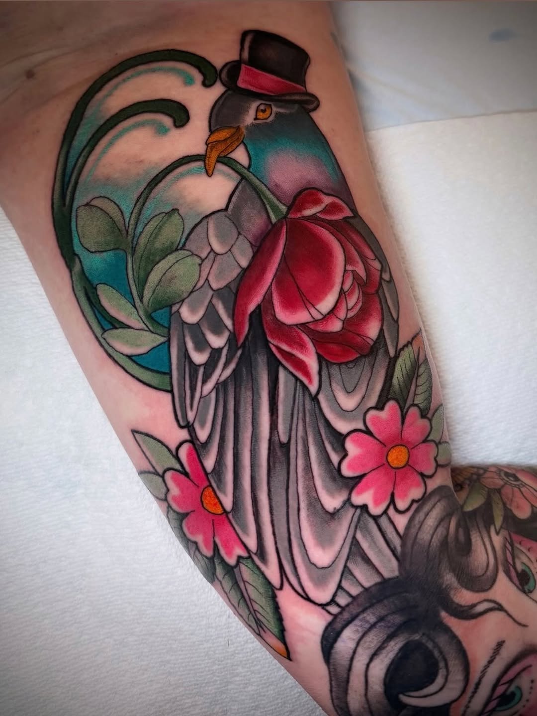 Tattoo by @alyssaquick__ — american_traditional, illustrative