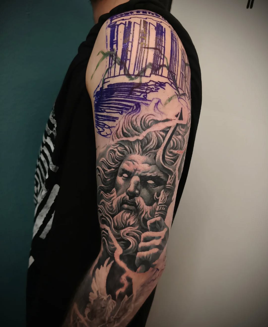 Tattoo by @alexlondontattoo — realism, black_and_grey