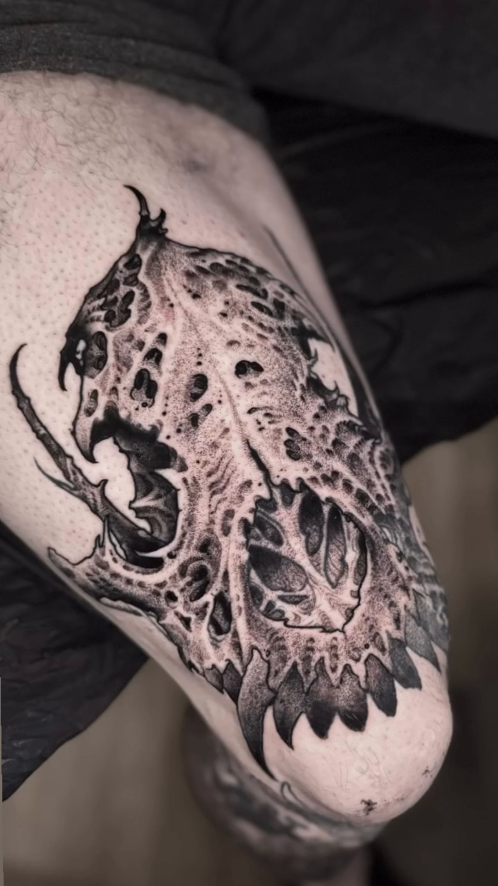 Tattoo by @carterclvn — dark_realism, black_and_grey