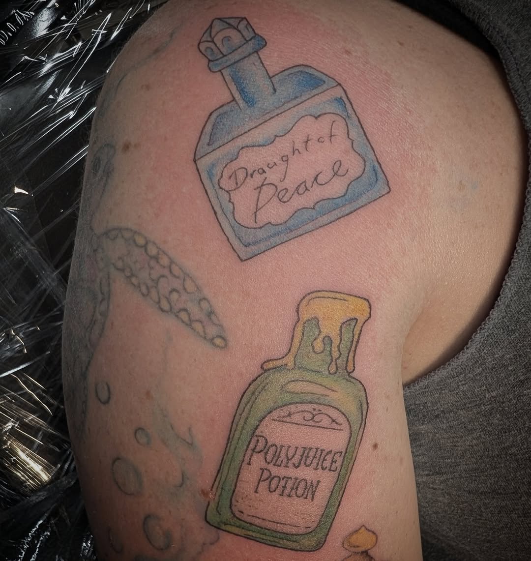 Tattoo by @kenzie_the_barbarian — lettering_script