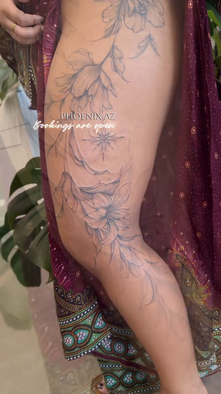 Tattoo by @pacman_tattooink — fine_line, black_and_grey