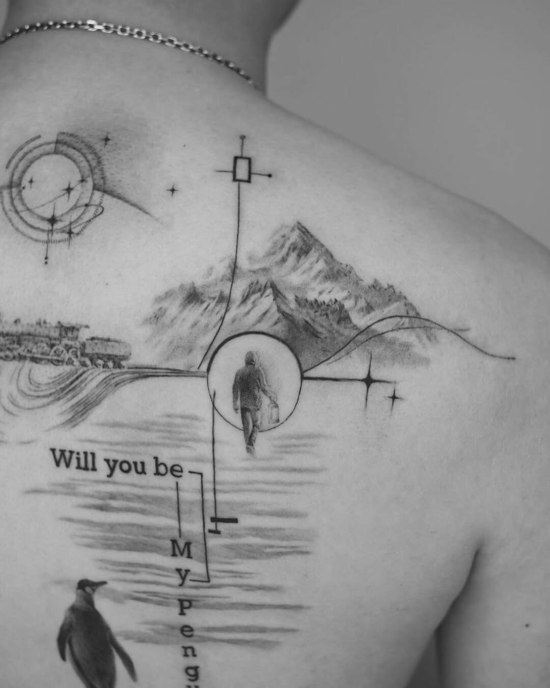 Tattoo by @arthoitam — black_and_grey, realism