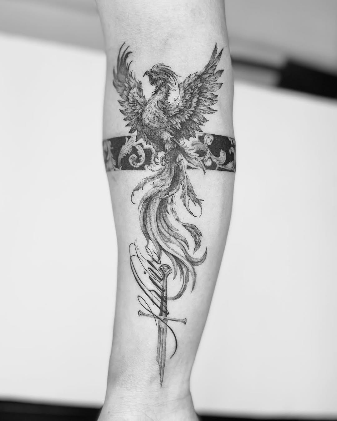 Tattoo by @arthoitam — black_and_grey, realism