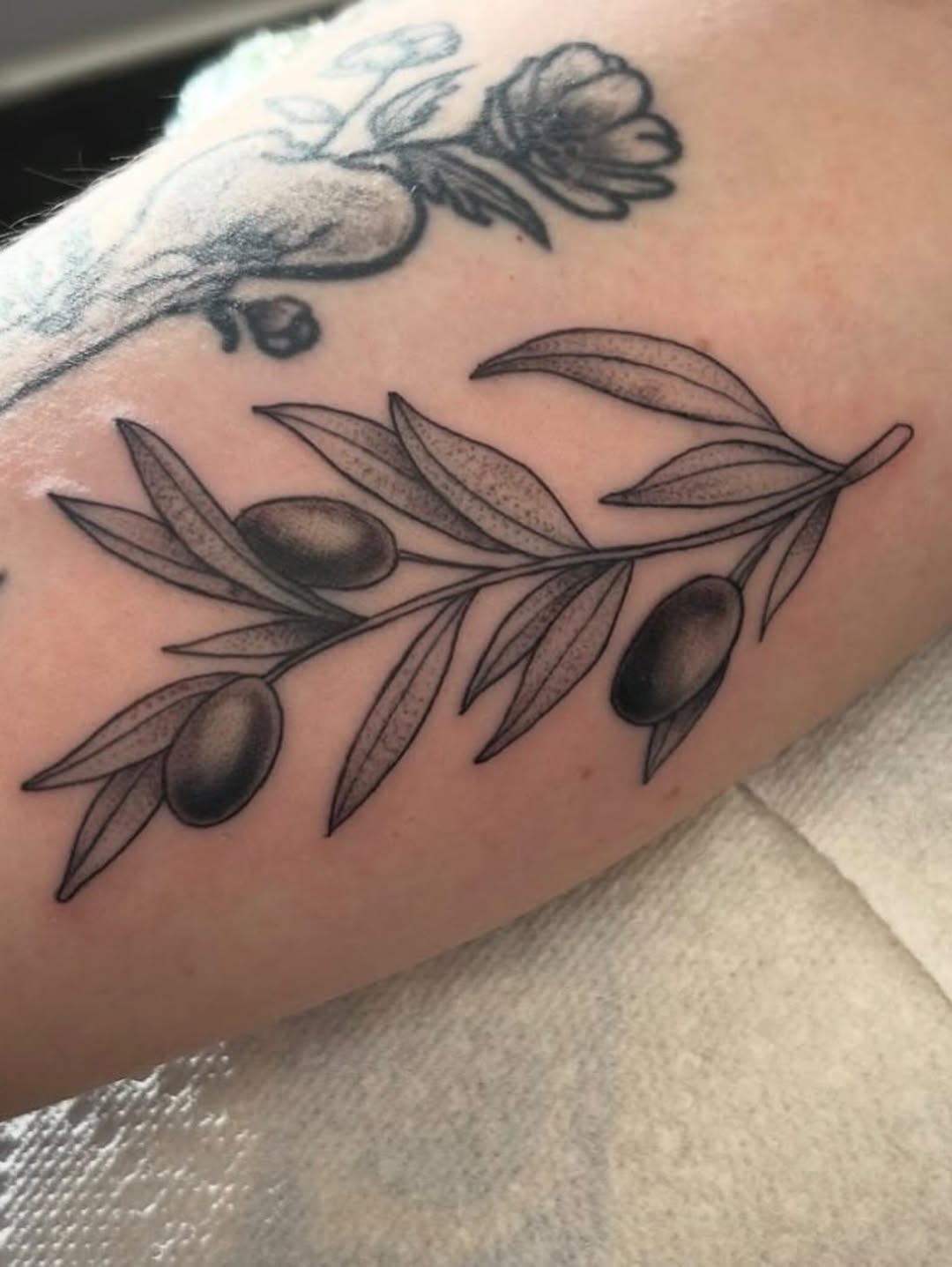 Tattoo by @samibattle — black_and_grey, fine_line