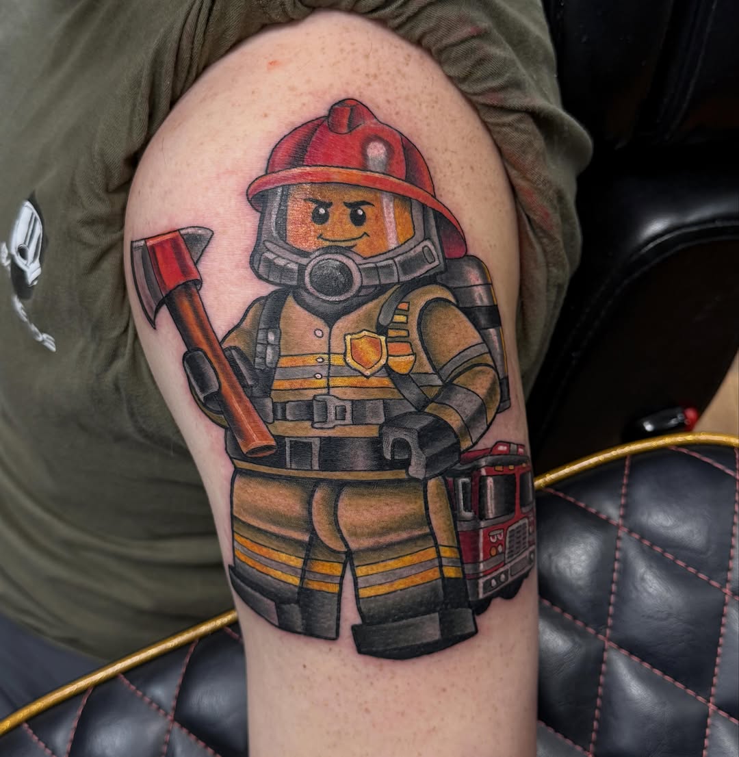 Tattoo by @oldetownescott — new_school