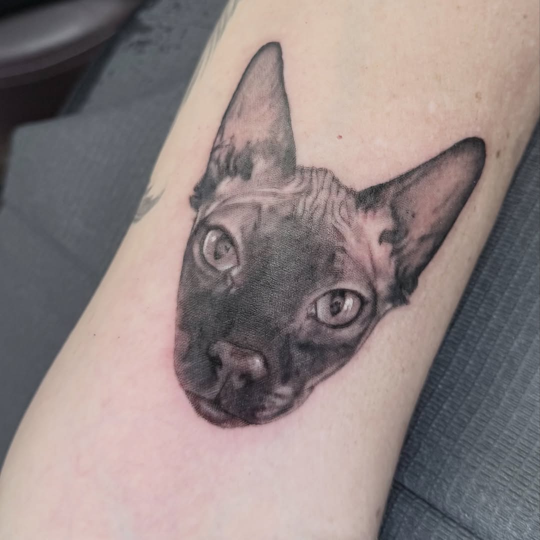 Tattoo by @gees_arte β realism, black_and_grey