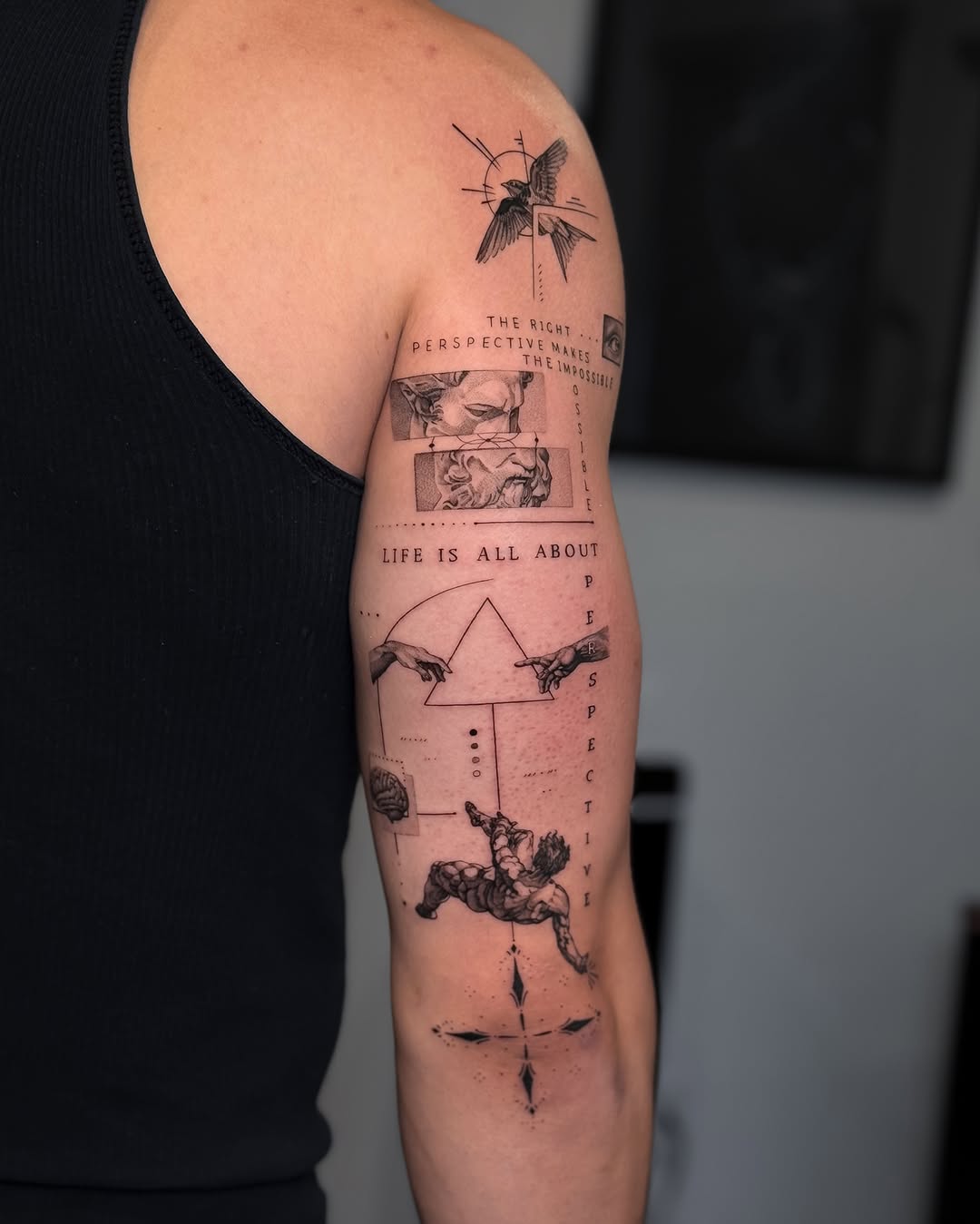 Tattoo by @victoria.tattoos โ black_and_grey