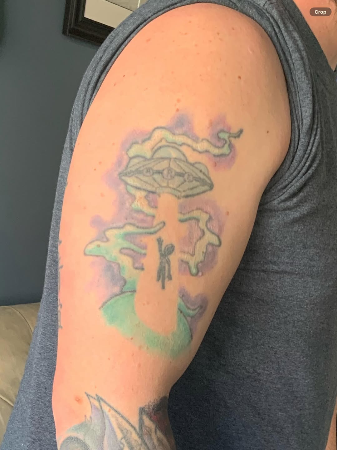 Tattoo by @casketbuddy — illustrative, new_school
