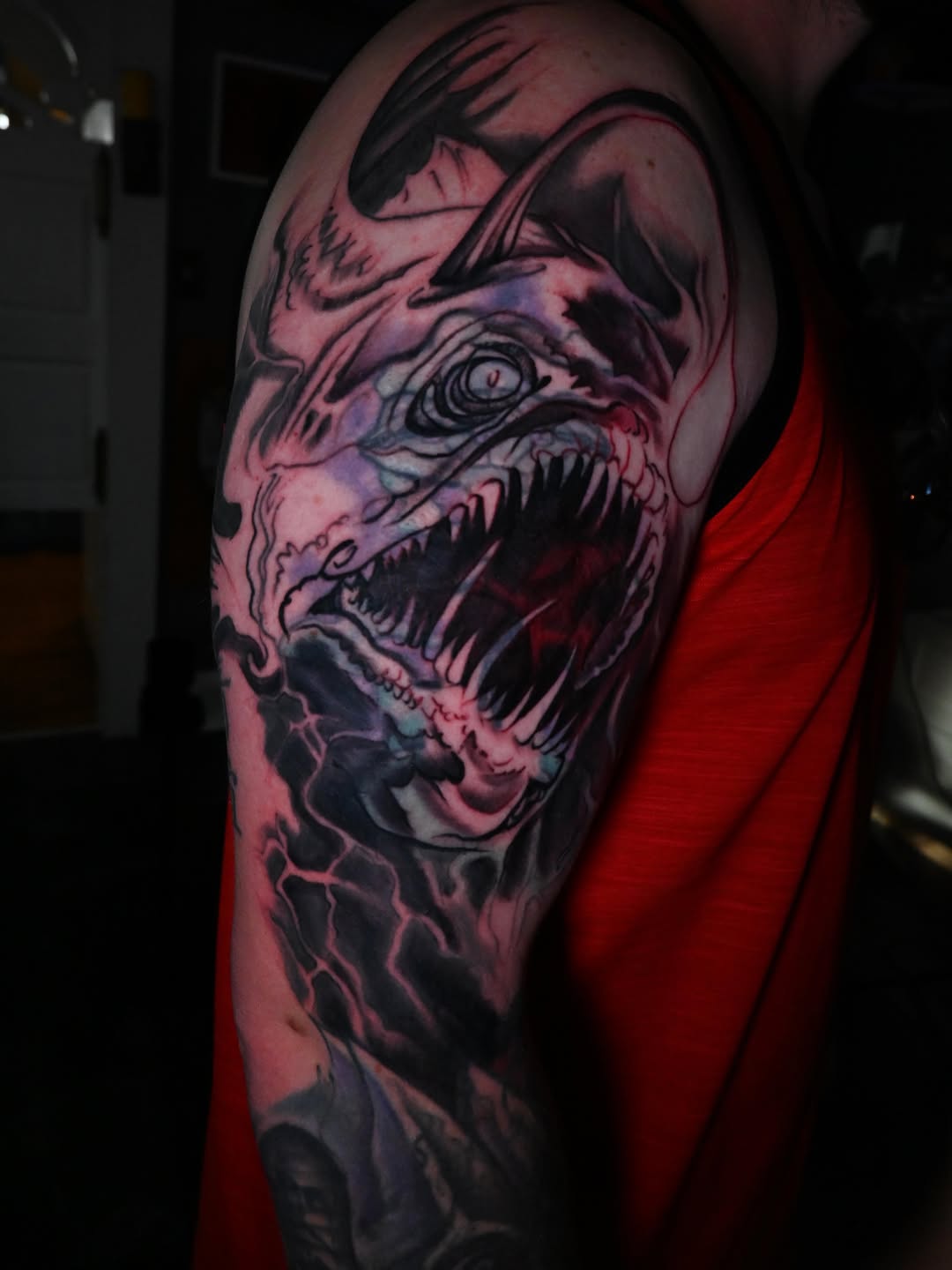 Tattoo by @casketbuddy — dark_realism, illustrative