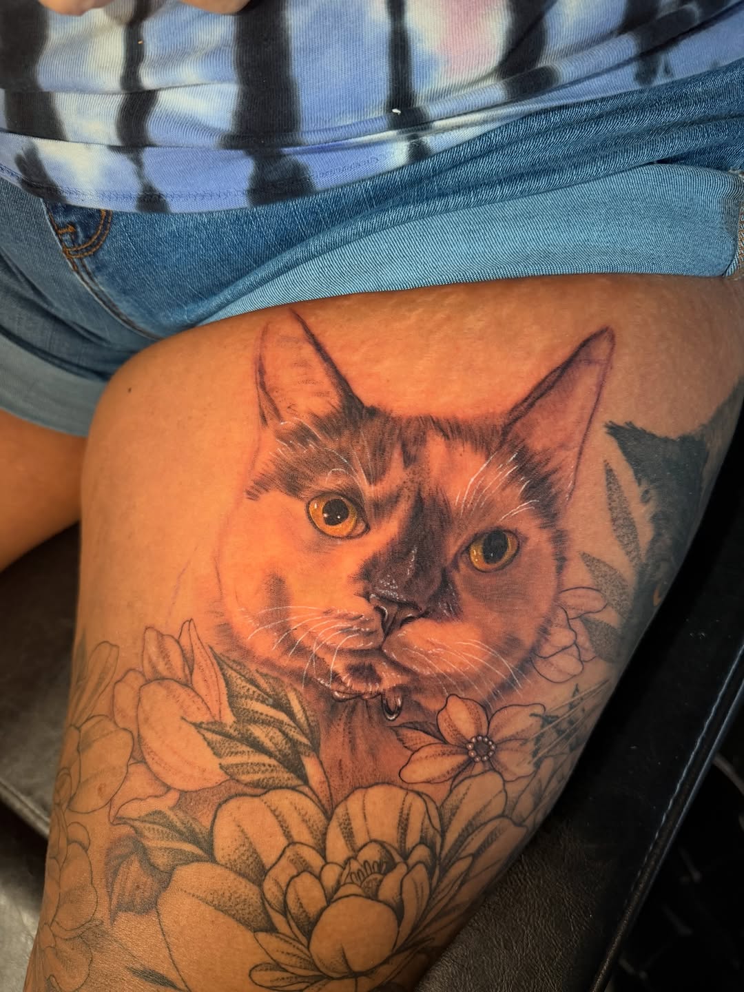 Tattoo by @tatsbysass — realism, black_and_grey
