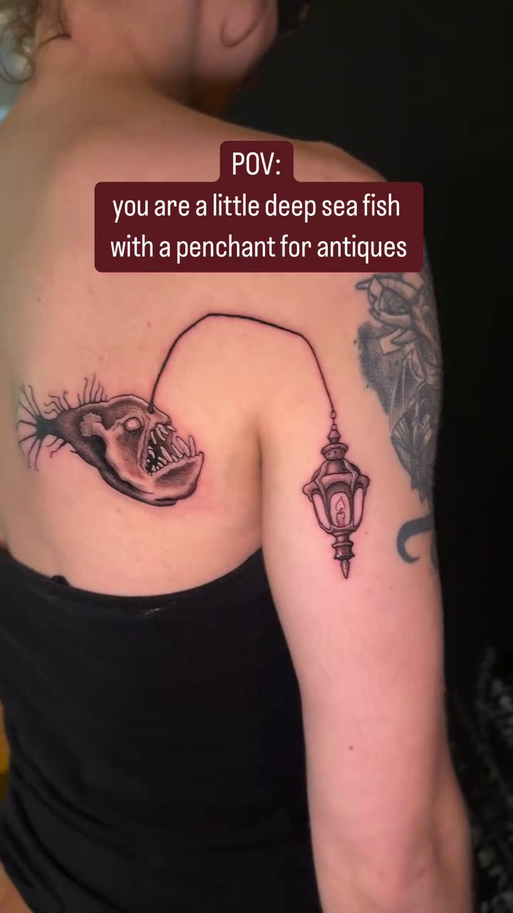 Tattoo by @patternfreak — black_and_grey, realism