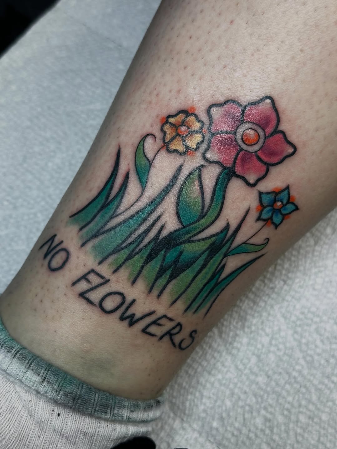 Tattoo by @elishabtatz — lettering_script