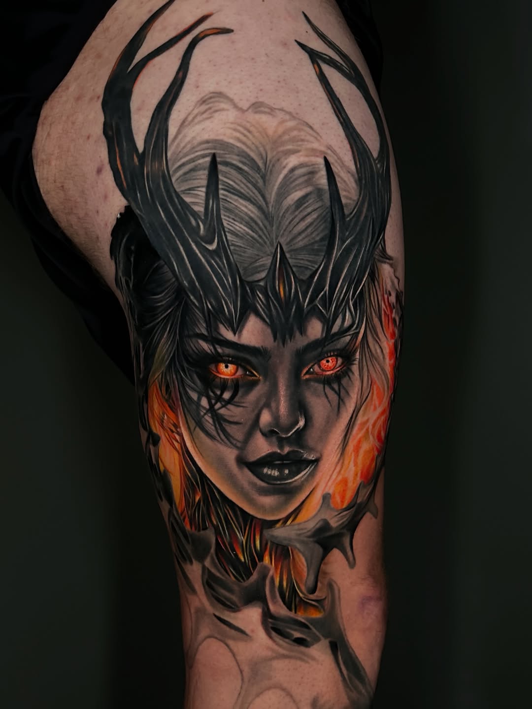 Tattoo by @dakcasetattoos — realism, dark_realism