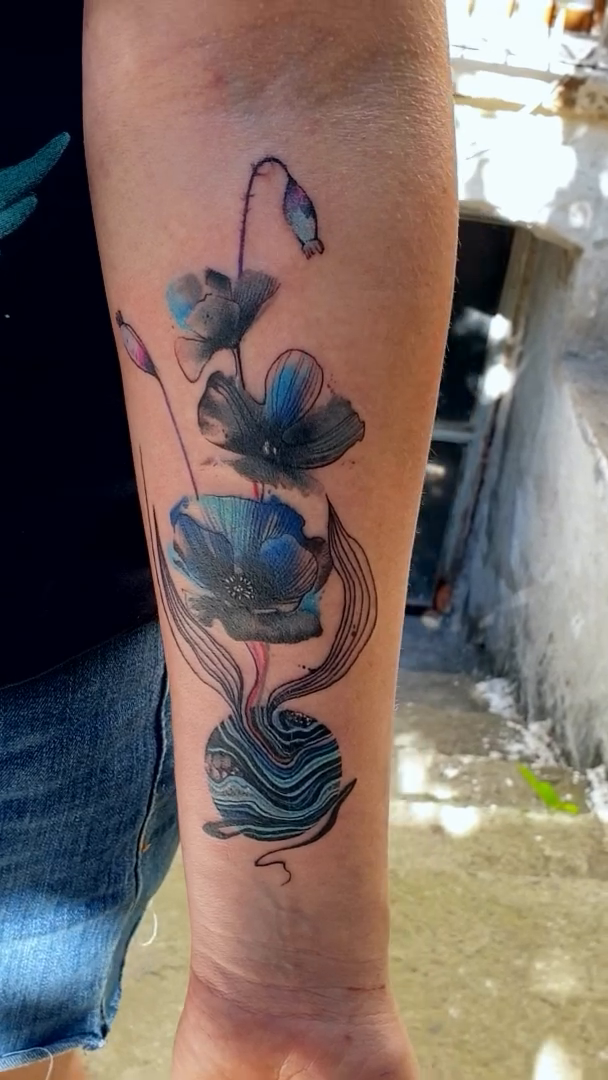 Tattoo by @mattynox — fine_line, black_and_grey