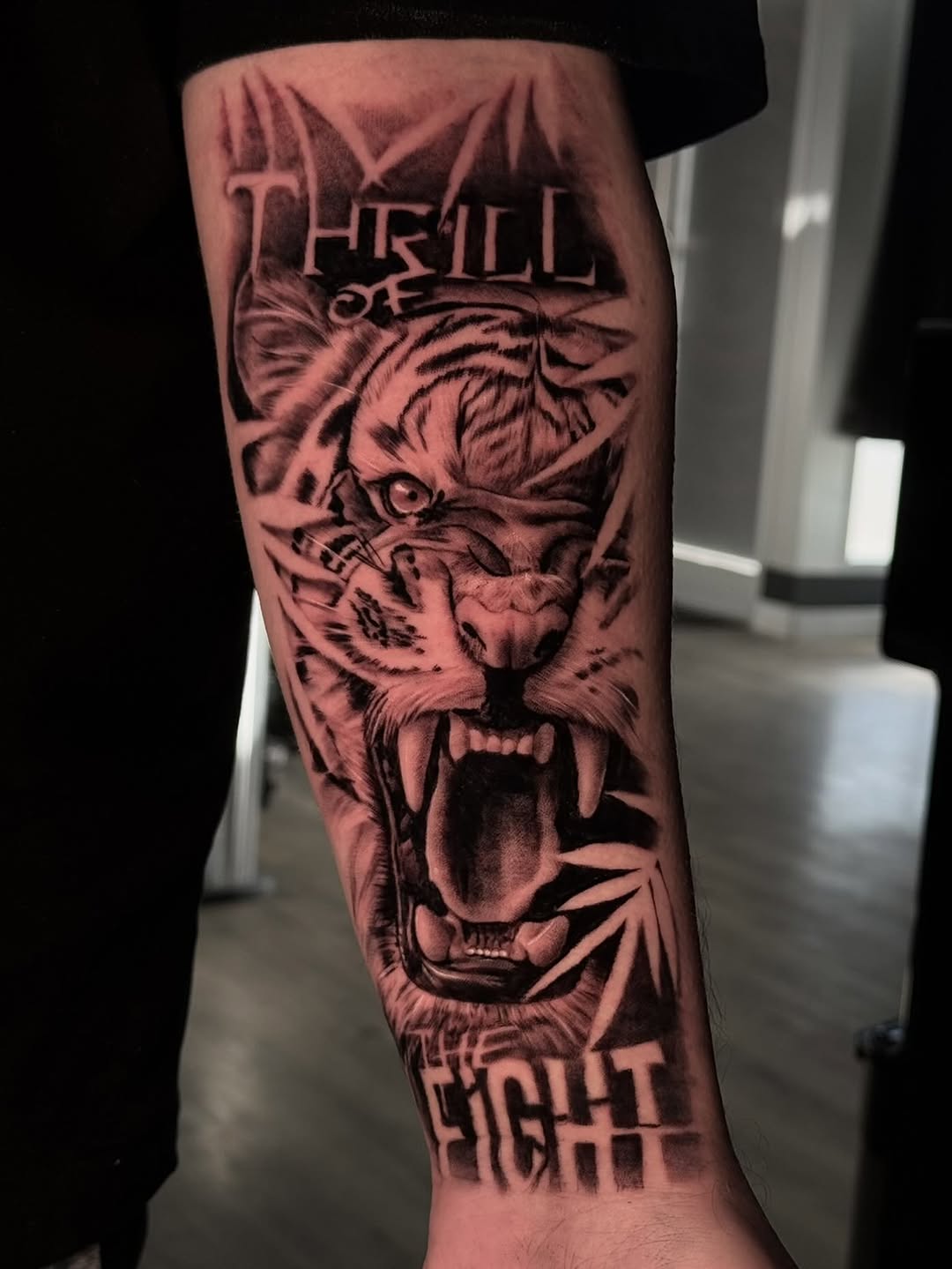 Tattoo by @weaponized_onion โ realism, lettering_script