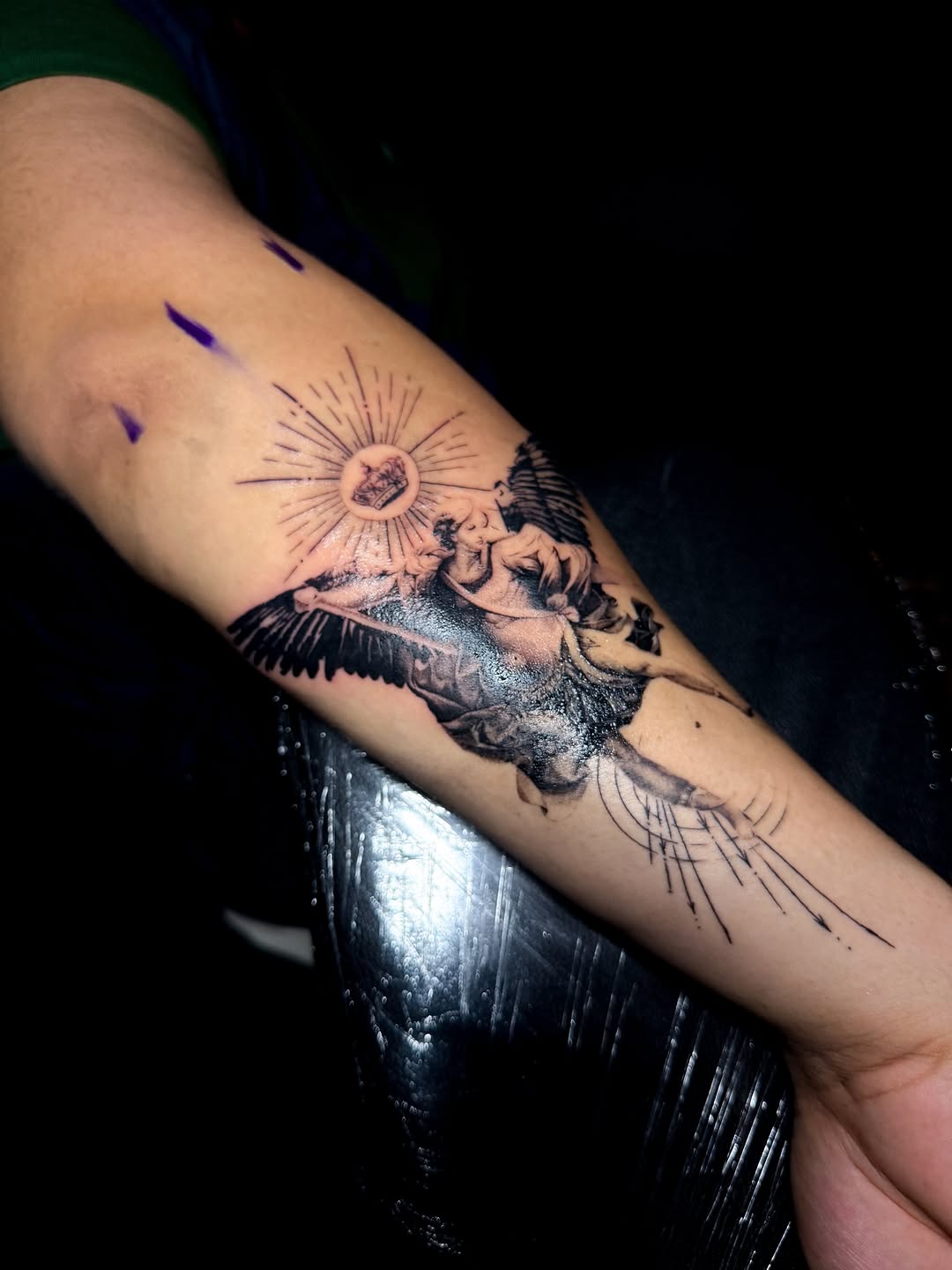 Tattoo by @ink.byav — black_and_grey, illustrative