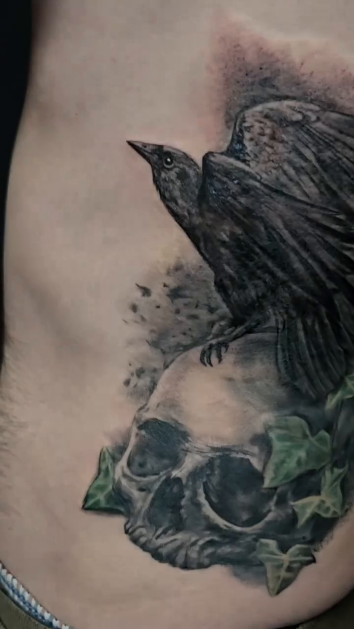 Tattoo by @mac_missa — dark_realism, black_and_grey