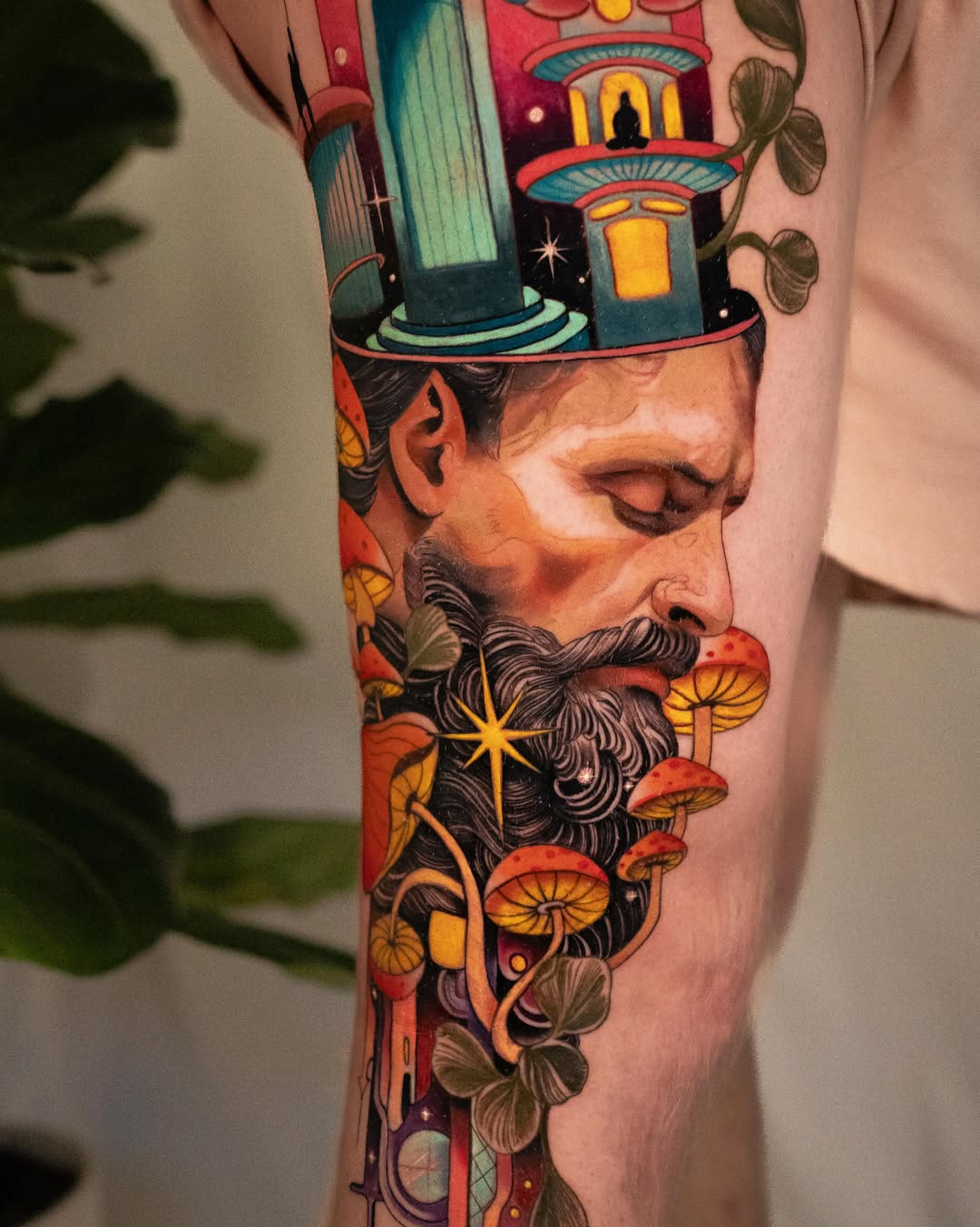Tattoo by @andres.atattoos โ surrealism