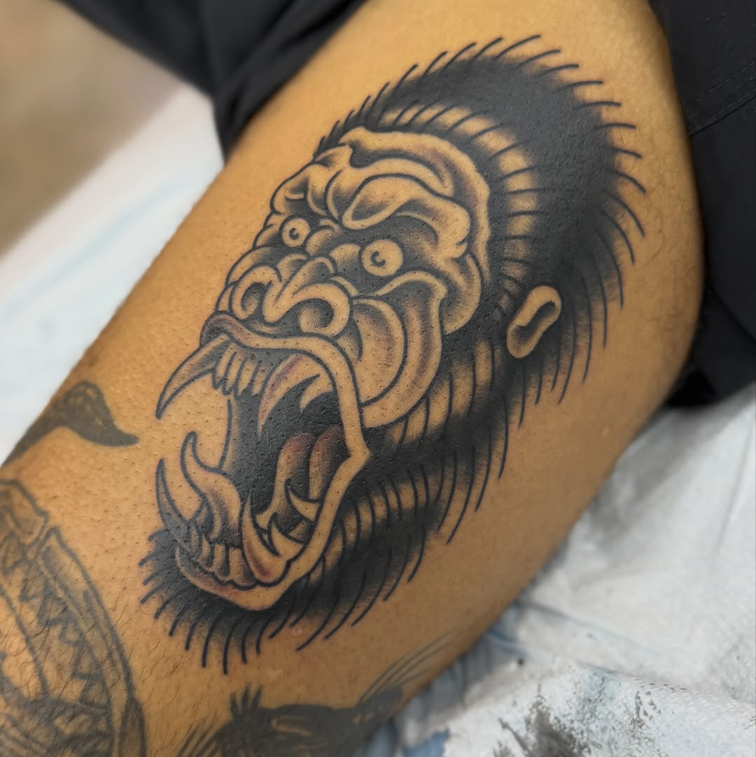 Tattoo by @dylanplazatattoo — american_traditional, black_and_grey