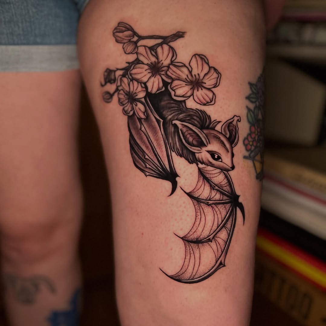 Tattoo by @tattoosbyberlin — black_and_grey, fine_line