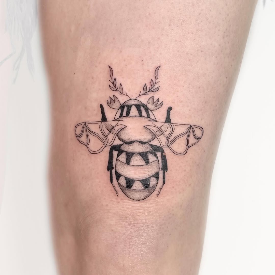 Tattoo by @soaww_tattoo — dotwork